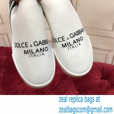 Dolce  &  Gabbana Slip On Sneakers with Logo 07 2021